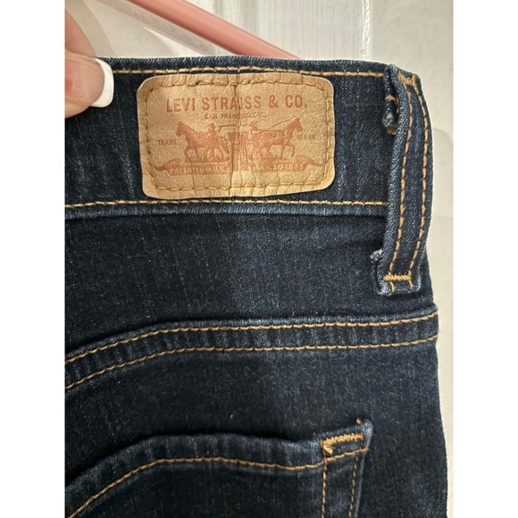 Levis Perfectly Slimming‎ 512 Bootcut Dark Wash Jeans Sz 10 - Picture 4 of 6